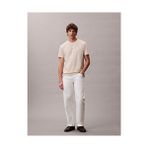 Calvin Klein Erkek Ss 30's Micro Monologo Grafik Detaylı T-Shirt - Krem
