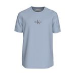 Calvin Klein Erkek Ss 30S Monologo Graphic T-Shirt - Açık Mavi - XL