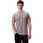 Calvin Klein Erkek SS Badge 30s Jersey Classic Tişört Med Grey Htr 2XL