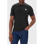Calvin Klein Erkek Ss Badge Tee 2pk Lv04rd248g Tişört (tekli paket), Çoklu (Siyah/Parlak Beyaz), XXL Plus