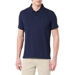 Calvin Klein Erkek SS Classic Monogram Polo Tişört Dark Sapphire S