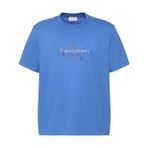 Calvin Klein Erkek Ss Hero Monologo 20's Grafik Detaylı T-Shirt - Mavi