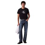 Calvin Klein Erkek SS Hero Monologo Tee 20s T-Shirts Dark Sapphire L