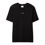 Calvin Klein Erkek SS Stretch Cotton Pique Nano Tişörts Black M