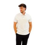 Calvin Klein Erkek SS Supima Chest EMB Polo Tişört Bright White S