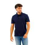 Calvin Klein Erkek SS Supima Chest EMB Polo Tişört Dark Sapphire 2XL