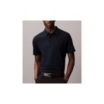 Calvin Klein Erkek SS Supima Chest EMB Polo Yaka T-Shirt - Lacivert