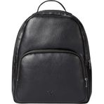 Calvin Klein Erkek Strap Round Backpack Lv04d3282g Sırt Çantası, Siyah (Siyah/Beyaz Dokuma)