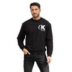Calvin Klein Erkek Sweatshirt, Siyah, XL Beden