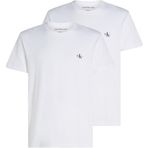 Calvin Klein Erkek T-Shirt J30J3201990K4, Beyaz, S