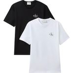 Calvin Klein Erkek tişörtleri, Çoklu (Siyah/Parlak Beyaz), XXL