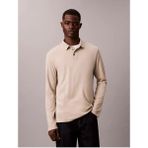 Calvin Klein Erkek Uzun Kollu T-Shirt LV040EM9092F3 - Bej