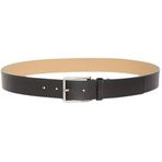 Calvin Klein Erkek Warmth Buckle Smooth 35 mm Kemer Black/Antique Silver 95