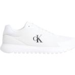 Calvin Klein Erkek Yastıklı Iç Taban Nefes Alabilen File Detaylı Ck Logolu Beyaz Sneaker YM0YM01264-0K4