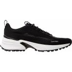Calvin Klein Erkek Yüksek Topuk Rahat Taban Bağcıklı Fileli Siyah Sneaker HM0HM02151-BEH