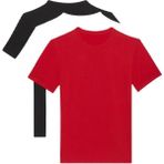 Calvin Klein Erkek Yuvarlak Yaka Kısa Kollu T-Shirt 3’lü Paket LV00NB4185 - Kırmızı - XL