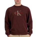 Calvin Klein Erkekler için yuvarlak yakalı sweatshirt LV04RD242G, Kahverengi, S