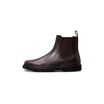 Calvin Klein EVA BOOT MID CHELSEA UNIFORM DR Erkek Bot Dark Brown/Black 43 EU