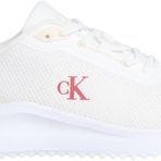 Calvin Klein EVA RUNNER L-UP MIX MESH LOGO CK Kadın Spor Ayakkabı, Beyaz, 38