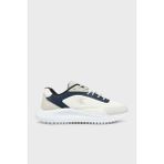 Calvin Klein EVA RUNNER LOW MESH MIX Krem Erkek Sneaker - Bej-Lacivert