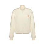 Calvin Klein Fermuarlı Ceket, L, P69803S6529, BEYAZ, Kadın