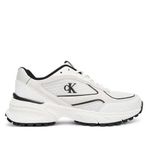 Calvin Klein File Detaylı Metalik Hike Runner Spor Kadın Beyaz Sneaker YW0YW02009-01W