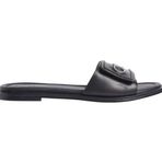 Calvin Klein Flat Relock Lth Slide Siyah Kadın Sandalet