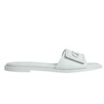 Calvin Klein Flat Relock Lth Slide Yeşil Kadın Sandalet