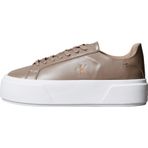 Calvin Klein Flatform Lace Up Sneaker, 37, YW0YW01928, Blush/Bright White, Kadın