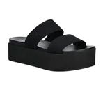 Calvin Klein Flatform Webbing İn Bej Kadın Sandalet
