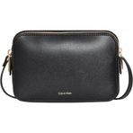 Calvin Klein FOIL LOGO ELONGATED CAMERA BAG Çanta Kadın BLACK Tek Beden