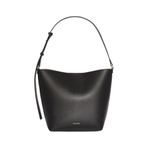 Calvin Klein FOIL LOGO MEDIUM BUCKET Çanta Kadın BLACK Tek Beden