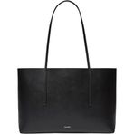 Calvin Klein FOIL LOGO TOTE W/POUCH Çanta Kadın BLACK Tek Beden