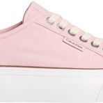 Calvin Klein Gül Düşük Bilekli Spor Ayakkabı, 39, YW0YW018380JX, Sweet Pink & Cappuccino, Kadın