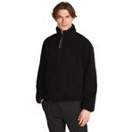 Calvin Klein HALF ZIP SHERPA Erkek Ceket, Siyah, M