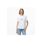 Calvin Klein Hero Classic Monologo Kadın Beyaz T-Shirt