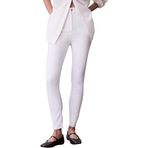 Calvin Klein HIGH RISE SKINNY ANKLE JEAN CHAL Kadın Kot Pantolon, Beyaz, 27