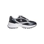 Calvin Klein Hike Runner Bağcıklı File Karışımlı Metalik Kadın Siyah Sneaker YW0YW02063-01L