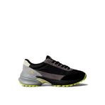 Calvin Klein Hike Runner Casual Sneaker, 42, HIKE RUNNER CASUAL NY-SU, Ck Black/Granite Grey/Wild Lime, Erkek