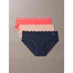 Calvin Klein HIPSTER 3PK Kadın İç Giyim, Çok Renkli, XS