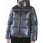 Calvin Klein Iridescent Stand Collar Kadın Puffer Mont