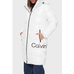 Calvin Klein J20J221902 YBI Beyaz Kadın Mont