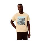 Calvin Klein Jeans Açık Sarı T-Shirt Çiçek Desenli, L, 5003340198, Açık Sarı, Erkek