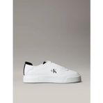 Calvin Klein Jeans Basketbol Stili Düz Tabanlı Bağcıklı Deri-Süet Erkek Siyah Sneaker YM0YM01354-0GM