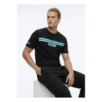 Calvin Klein Jeans Baskılı T-Shirt, L, 5003340278, Siyah, Erkek