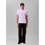 Calvin Klein Jeans Baskılı T-Shirt, S, 5003340245, Lila, Erkek