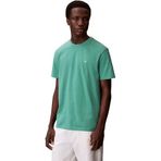 Calvin Klein Jeans Bisiklet Yaka Düz Açık Yeşil T-Shirt, M, LV04RD254G, Wild Green, Erkek