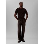 Calvin Klein Jeans Bisiklet Yaka Düz Siyah Erkek T-Shirt LV04RD254GUB1 Siyah T-Shirt