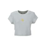Calvin Klein Jeans Bisiklet Yaka Düz Yeşil Kadın T-Shirt LV047AB802D1T