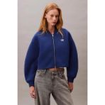Calvin Klein Jeans Bol Kesim Scuba Kumaş Fermuarlı Bomber Kadın Ceket LV047C524G-6A8